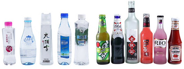 אוטומטי לחלוטין במהירות גבוהה בקבוקי פלסטיק PET רוטרי מכונת תיוג סוגי בקבוקים